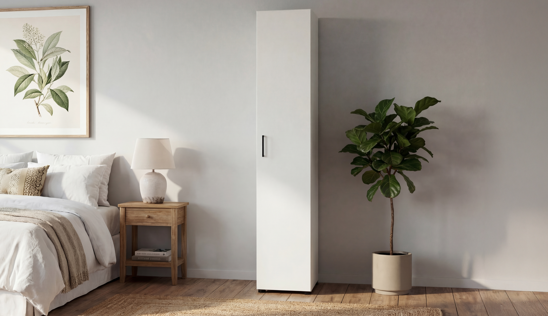 Dulap cu rafturi Masimo Compact 2, alb  1